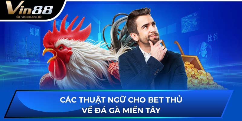 Các thuật ngữ cho bet thủ về đá gà miền tây