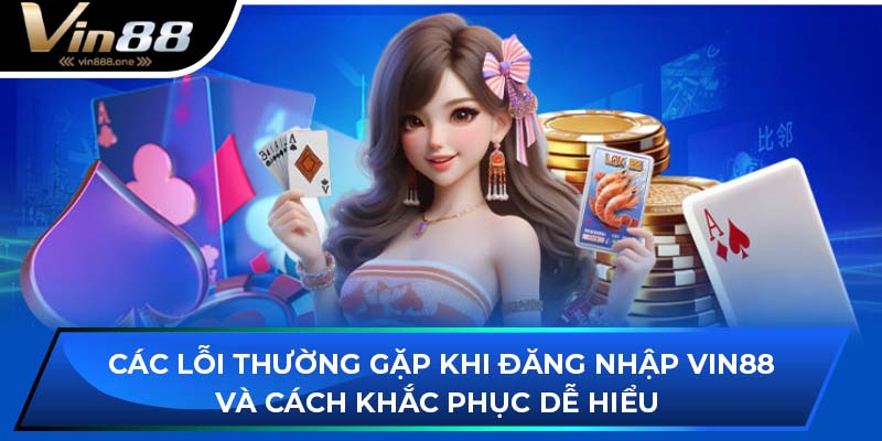 Các lỗi thường gặp khi đăng nhập VIN88 và cách khắc phục dễ hiểu